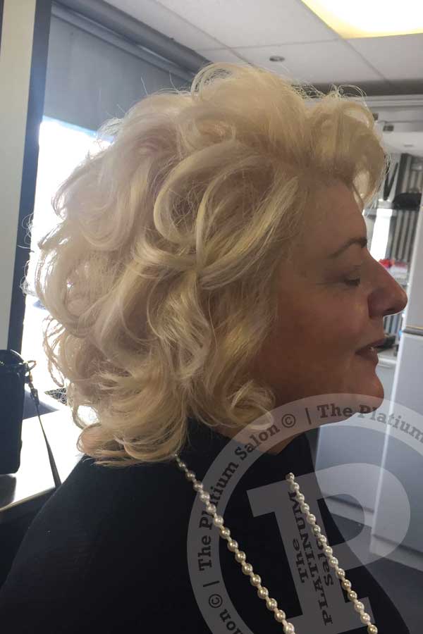 Coloured hair by the Platinum salon, Southport
