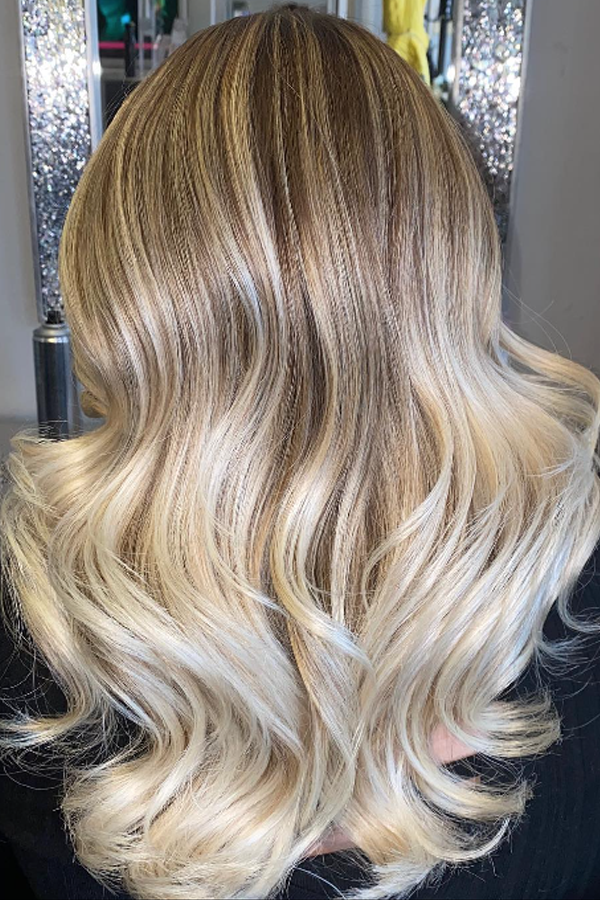 Coloured hair by the Platinum salon, Southport